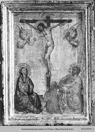 Kreuzigung mit Maria und dem heiligen Johannes