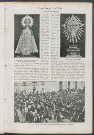 "Fray Mocho" en Salta : Las fiestas del milagro