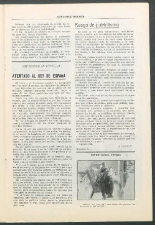 Explicando la carátula - Atentado al rey de España