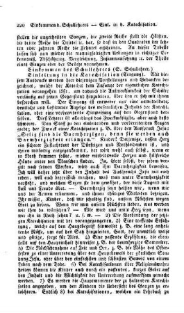 Einleitung in die Katechisation, (Eingang)