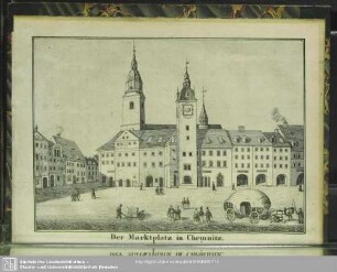 Der Marktplatz in Chemnitz