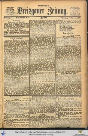10.11.1901 (Erstes Blatt)