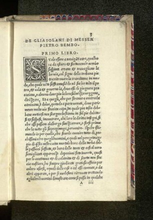 Primo Libro.