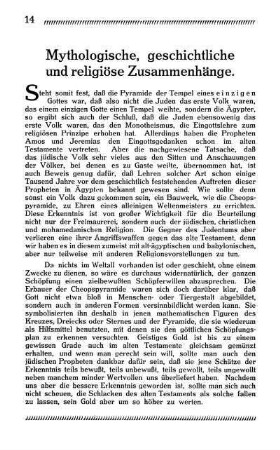 Mythologische, geschichtliche und religiöse Zusammenhänge.