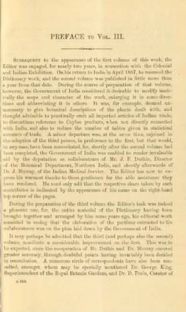 Preface to Vol. III.