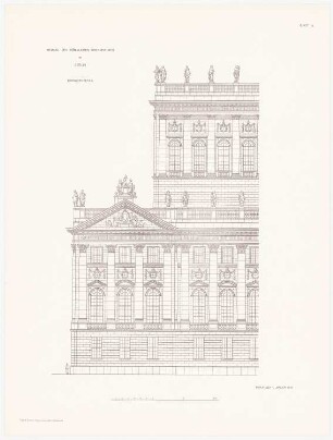 Königliche Oper, Berlin-Tiergarten: Detail Fassade