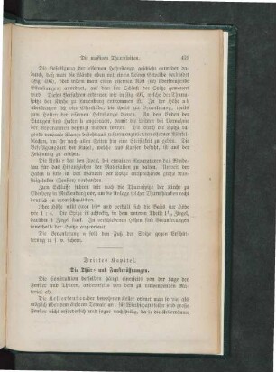 Drittes Kapitel. Die Thür- und Fensteröffnungen