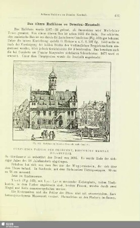 Das ältere Rathaus zur Dresden-Neustadt