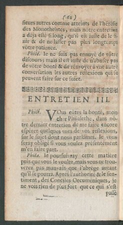 Entretien III