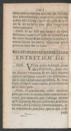 Entretien III
