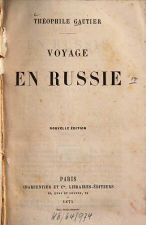 Voyage en Russie