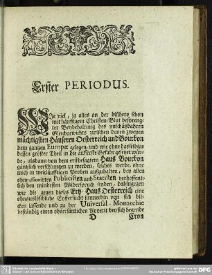 Erster Periodus
