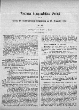 No 33, 12. September 1878