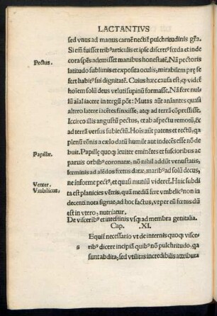 De visceribus et intestinis usque ad membra genitalia. Cap. .XI.