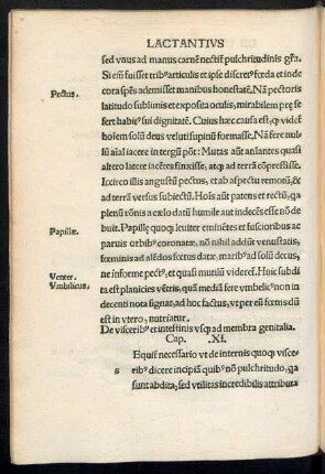 De visceribus et intestinis usque ad membra genitalia. Cap. .XI.