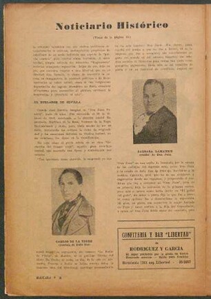 Noticiario histórico : (Viene de la página 15.)