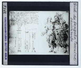 Sangallo (Giuliano), Codex Barberini (Rom, Vatikan, BAV, cod. barb. lat. 4424) : Fol.