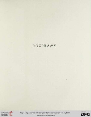 Rozprawy