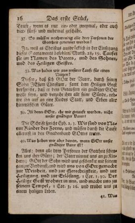 16-21, 5. Von der Taufe Nutzen (38-65)