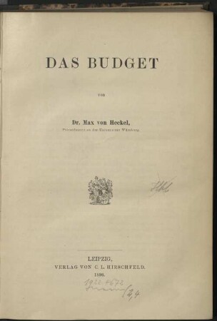 Das Budget
