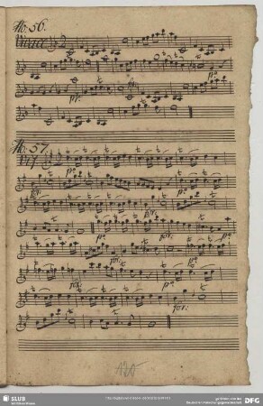 57. Anonymus, Stücke, G-Dur