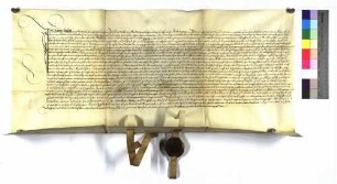 Schuldbrief des Georg Frosch und seiner Frau Ottilie zu Deubach