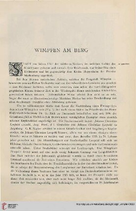 Wimpfen am Berg