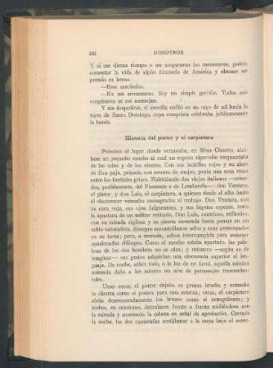 Historia del pintor y el carpintero