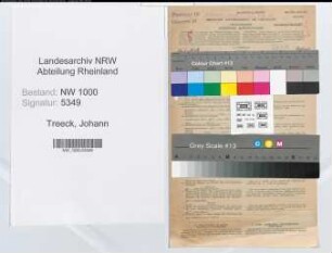 Entnazifizierung Johann Van Treeck, geb. 10.03.1897 (Postbeamter)