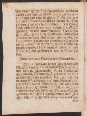Ein anders aus Dantzig vom selbigen dito.