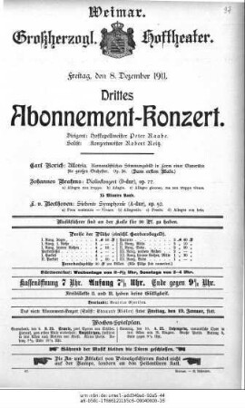 Abonnement=Konzert