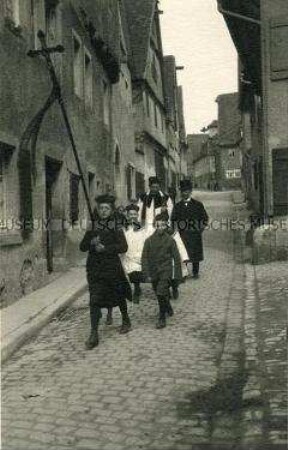 Aus einer Gasse Rothenburgs