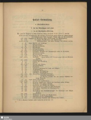 Polizei-Verwaltung