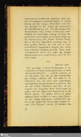 VII. Oktober 1918