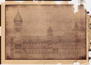 Schloss Posen, Posen: Ansicht von Süden