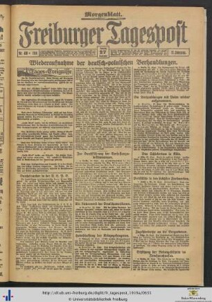 27.09.1919 (Morgenblatt)