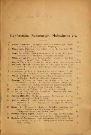 Lager-Katalog. 30. 1898