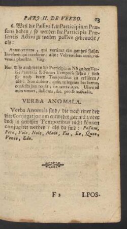 Verba Anomala