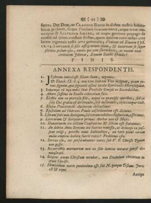 Annexa Respondentis.