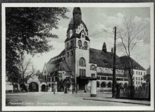 Messestadt Leipzig - Zoo mit Kongreß-Halle