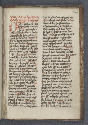 Van dem Heilgen ... Abt Sant Geraert.