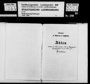 Oberamtsdiener, Hausmeister und Hausverwalter beim Oberamt Gaildorf