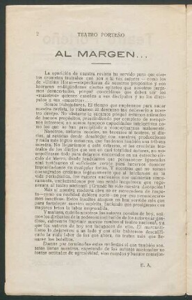 Al margen
