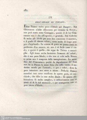 IV. Dell'Ideale Di Tiziano.