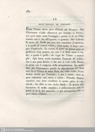 IV. Dell'Ideale Di Tiziano.