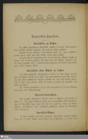 Kartoffel-Speisen