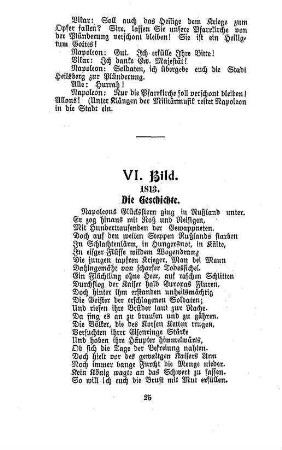 VI. Bild. Auszug der Heilsberger Freiwilligen 1813