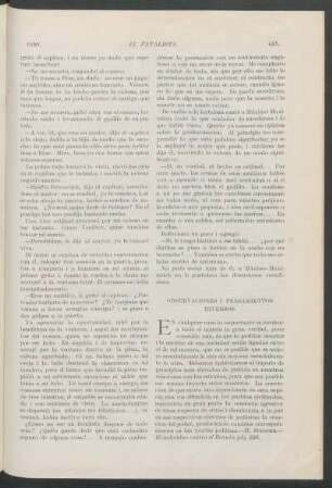 Observaciones y pensamientos diversos