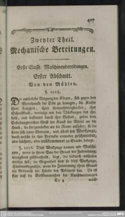 Zweyter Theil. Machanische Bereitungen