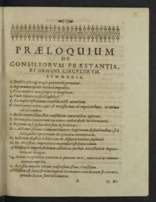 Praeloquium